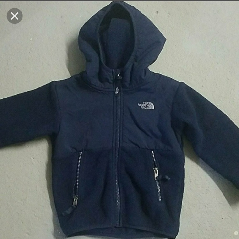The North Face hooded Denali fleece jacket 3t